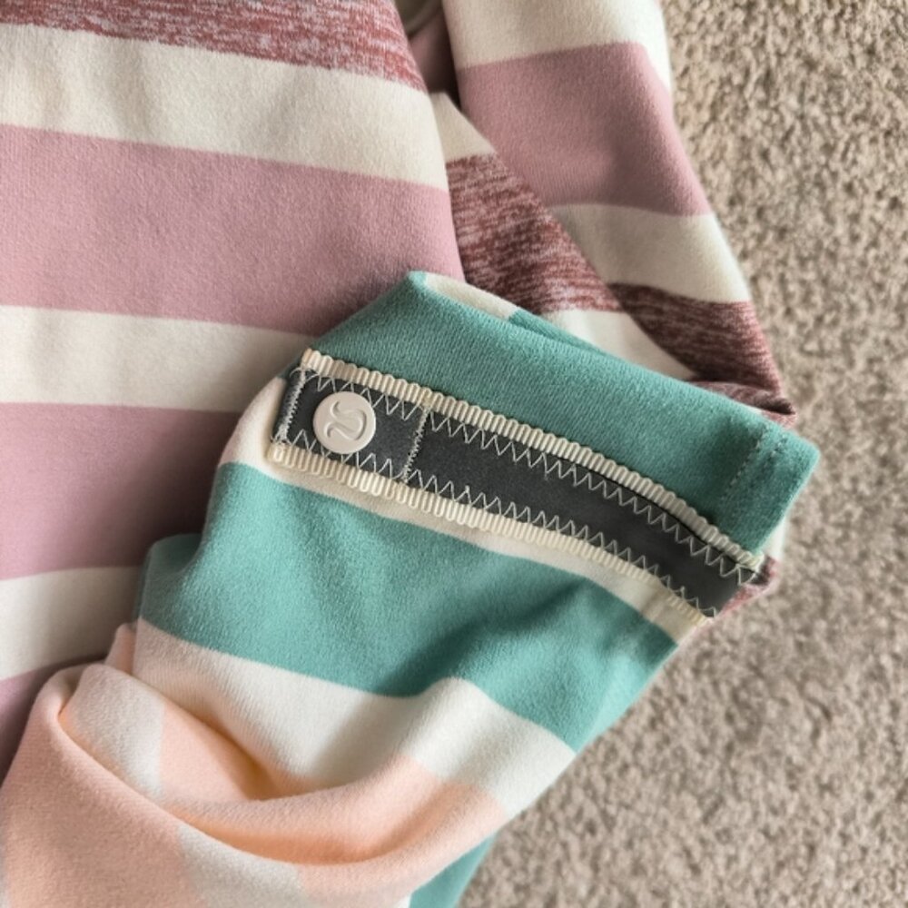 Lululemon Vinyasa Rulu Triplet Twin Stripe Heathered Angel Wing Multi Scarf - Picture 6 of 7